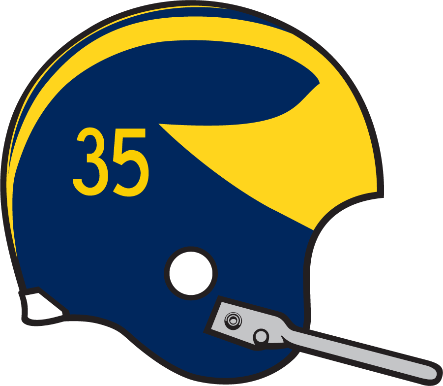 Michigan Wolverines 1959-1968 Helmet Logo t shirts iron on transfers
